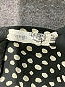 Everleigh 100% Polyester Polka Dots Black Short Sleeve Blouse Size XL - photo 7