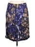 Allison Taylor Print Blue Formal Skirt Size 6 - photo 2