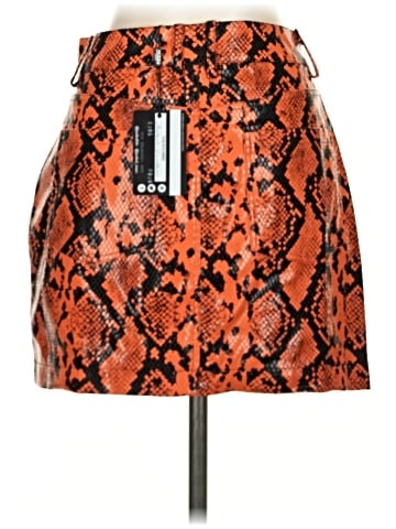 Jaded London Faux Leather Skirt (view 2)