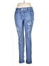 Para 100% Polyester Graphic Blue Jeans Size 17 - photo 1