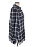 Max Studio 100% Rayon Plaid Blue Long Sleeve Button-Down Shirt Size L - photo 4