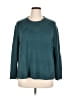 Ella Moss Solid Teal Pullover Sweater Size XL - photo 1
