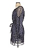 Glam 100% Polyester Polka Dots Blue Casual Dress Size S - photo 5
