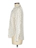 Max Studio 100% Rayon Polka Dots Ivory Long Sleeve Blouse Size M - photo 5