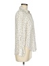 Max Studio 100% Rayon Polka Dots Ivory Long Sleeve Blouse Size M - photo 4