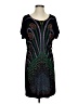 Miuse 100% Viscose Paisley Black Casual Dress Size S - photo 1
