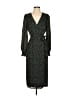 Max Studio 100% Polyester Polka Dots Green Casual Dress Size S - photo 1