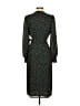 Max Studio 100% Polyester Polka Dots Green Casual Dress Size S - photo 2