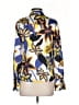 Alexis 100% Polyester Print Yellow Long Sleeve Blouse Size XS - photo 2