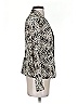 Vince Camuto 100% Polyester Animal Print Ivory Blazer Size 2 - photo 4