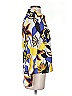 Alexis 100% Polyester Print Yellow Long Sleeve Blouse Size XS - photo 4