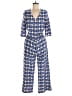 ANONYME Print Blue Jumpsuit Size EU 40 / US 10 - photo 1