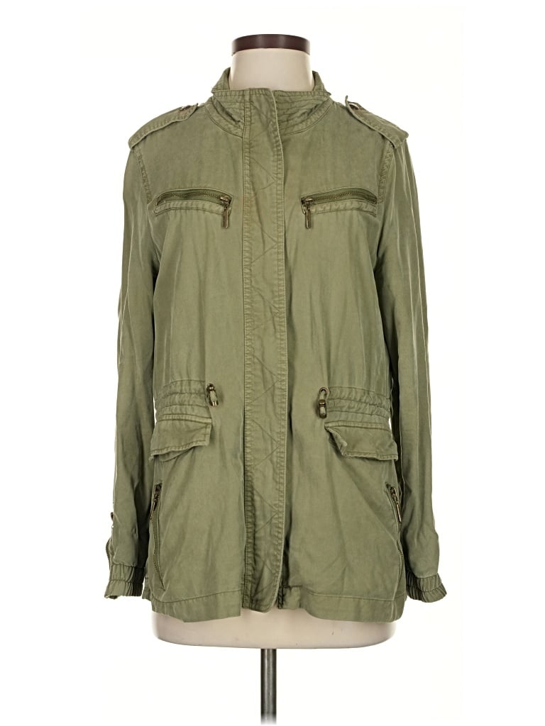 Pre-owned Max Jeans Jacket In Green