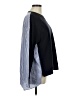 Topshop Boutique Black Blue Pullover Sweater Size 6 - photo 4