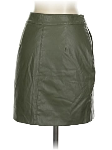 Nicholas Faux Leather Skirt (view 2)