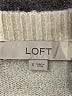 Ann Taylor LOFT Ivory Pullover Sweater Size S - photo 7
