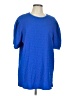 Assorted Brands Blue Short Sleeve Top Size L - photo 1