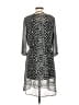 Old Navy 100% Polyester Gray Casual Dress Size M - photo 2