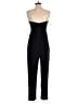 Collective Concepts 100% Polyester Solid Black Jumpsuit Size S - photo 2