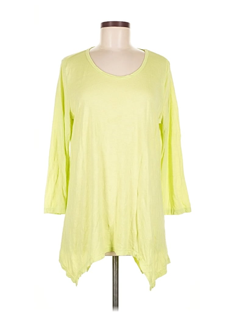 Pre-owned Lulu-b 3/4 Sleeve T-shirt In Green