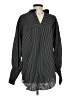 Zara Stripes Black Long Sleeve Blouse Size XS - photo 2
