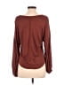 Dolan 100% Polyester Burgundy Long Sleeve Blouse Size XS - photo 2