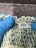 Zara 100% Polyester Stars Green Skirt Size 13 - 14 - photo 3