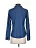 7th Avenue Design Studio New York & Company Blue Long Sleeve Button-Down Shirt Size S - photo 2
