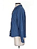 7th Avenue Design Studio New York & Company Blue Long Sleeve Button-Down Shirt Size S - photo 5