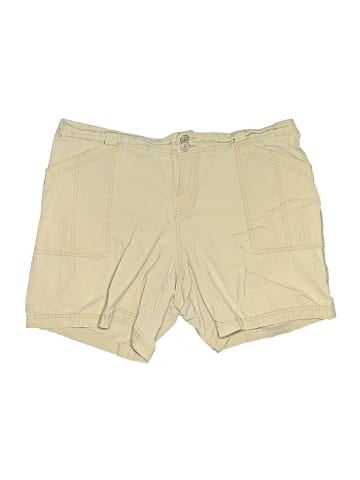 Lane Bryant Khaki Shorts (view 1)