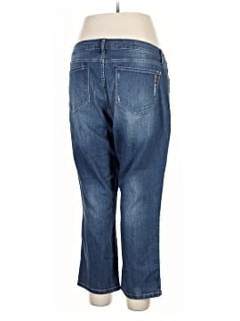 Vintage America Blues Women's Capri Jeans – Mid Rise, Rolled Cuff, Five Pocket, Slim Straight