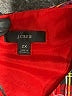 J.Crew 100% Polyester Plaid Red Casual Dress Size 2X - photo 6