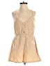 Nasty Gal Inc. 100% Polyester Solid Tan Romper Size 6 - photo 1