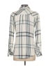 Rails 100% Cotton Plaid Ivory Long Sleeve Button-Down Shirt Size S - photo 2