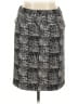 Grace Elements Tweed Black Casual Skirt Size 14 - photo 1