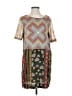 Tiny 100% Polyester Print Gray Casual Dress Size S - photo 1