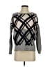 Karen Millen Argyle Gray Pullover Sweater Size Sm (2) - photo 1
