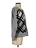 Karen Millen Argyle Gray Pullover Sweater Size Sm (2) - photo 4
