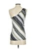 MICHAEL Michael Kors Silver Sleeveless Blouse Size XS - photo 2