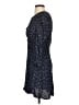 Veronica Beard 100% Rayon Hearts Blue Casual Dress Size 2 - photo 5