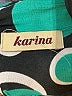 Karina Print Teal Cocktail Dress Size XS (estimated) - photo 7