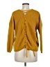 Rosette Solid Yellow Pullover Sweater Size M - photo 2