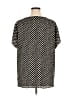 Everleigh 100% Polyester Polka Dots Black Short Sleeve Blouse Size XL - photo 2