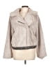 Splendid 100% Polyester Gray Faux Fur Jacket Size L - photo 1