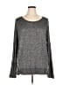 Danskin Now Metallic Gray Pullover Sweater Size XL - photo 1