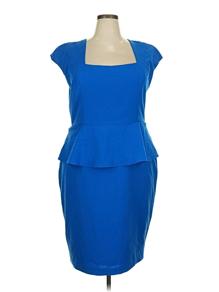 Pre-owned Single Cocktail Dress In Blue