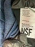 NSF Color Block Black Long Sleeve Button-Down Shirt Size M - photo 8