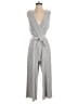 Saylor Chevron-herringbone Gray Jumpsuit Size S - photo 1