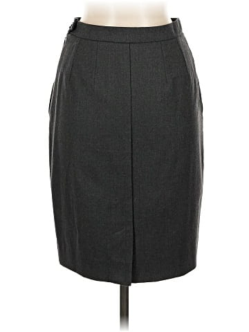 Yves Saint Laurent Rive Gauche Wool Skirt (view 2)