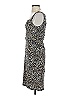 Ann Taylor Animal Print Gray Cocktail Dress Size 4 - photo 5